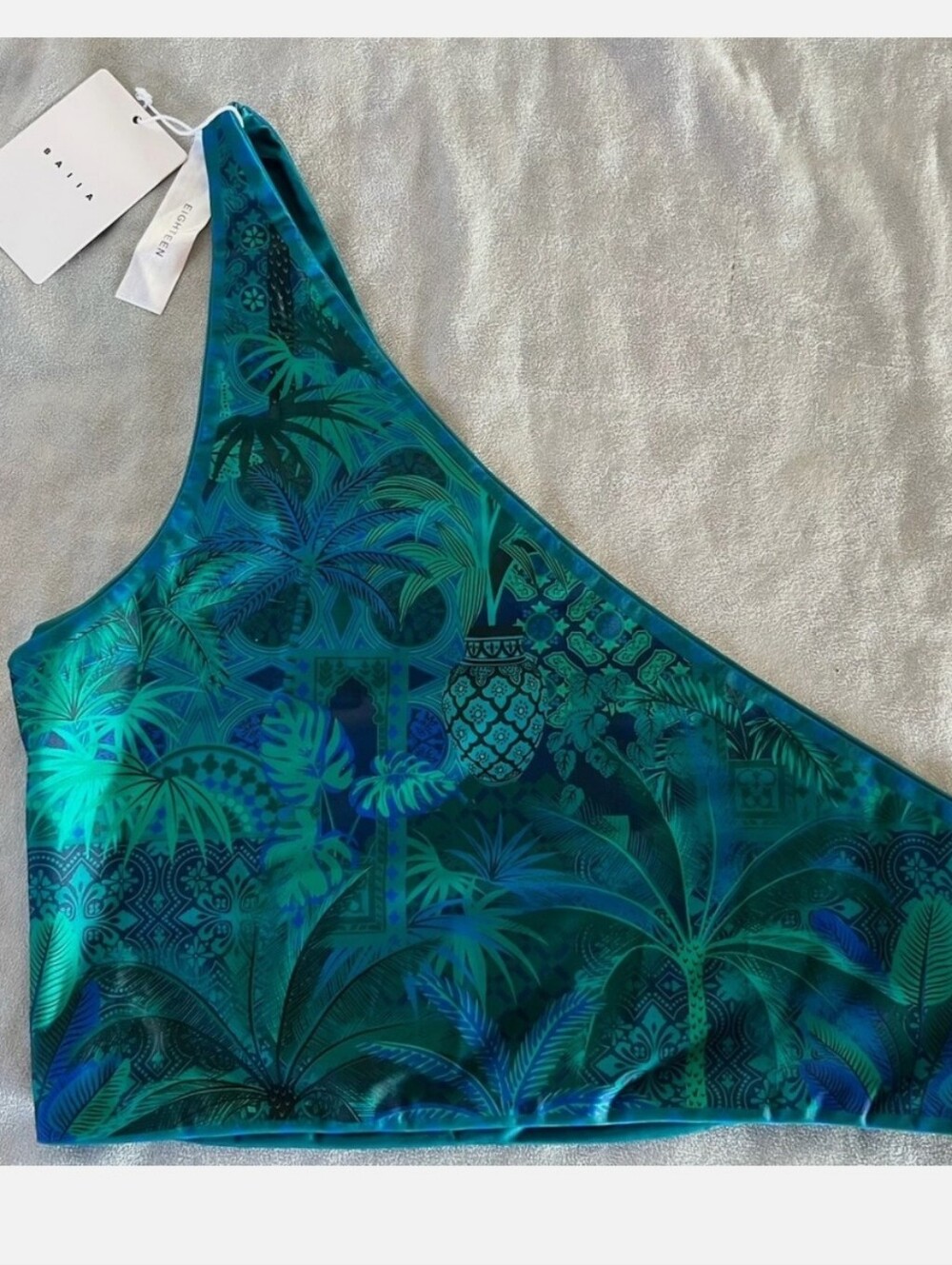 BAIIA Swim Brasilia Reversible One Shoulder Bikini Top